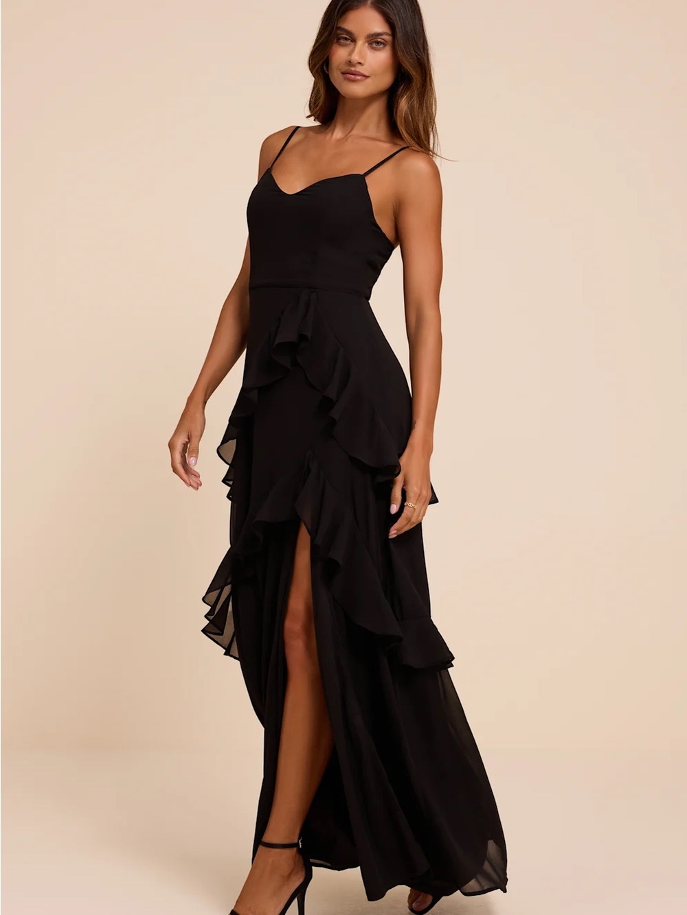 Medium Lulus Blessed with Beauty Black Dress